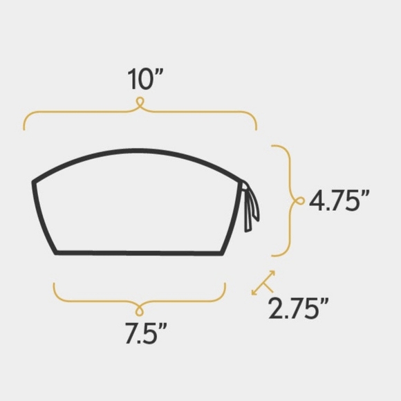 Full Grain Portland Leather Goods Eclipse Makeup Bag in Kyoto Purple - Picture 4 of 5